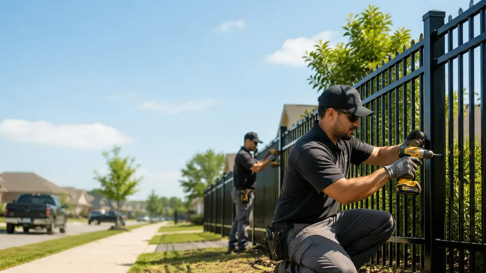 Metal Fence Installation in Williamsville, VA
